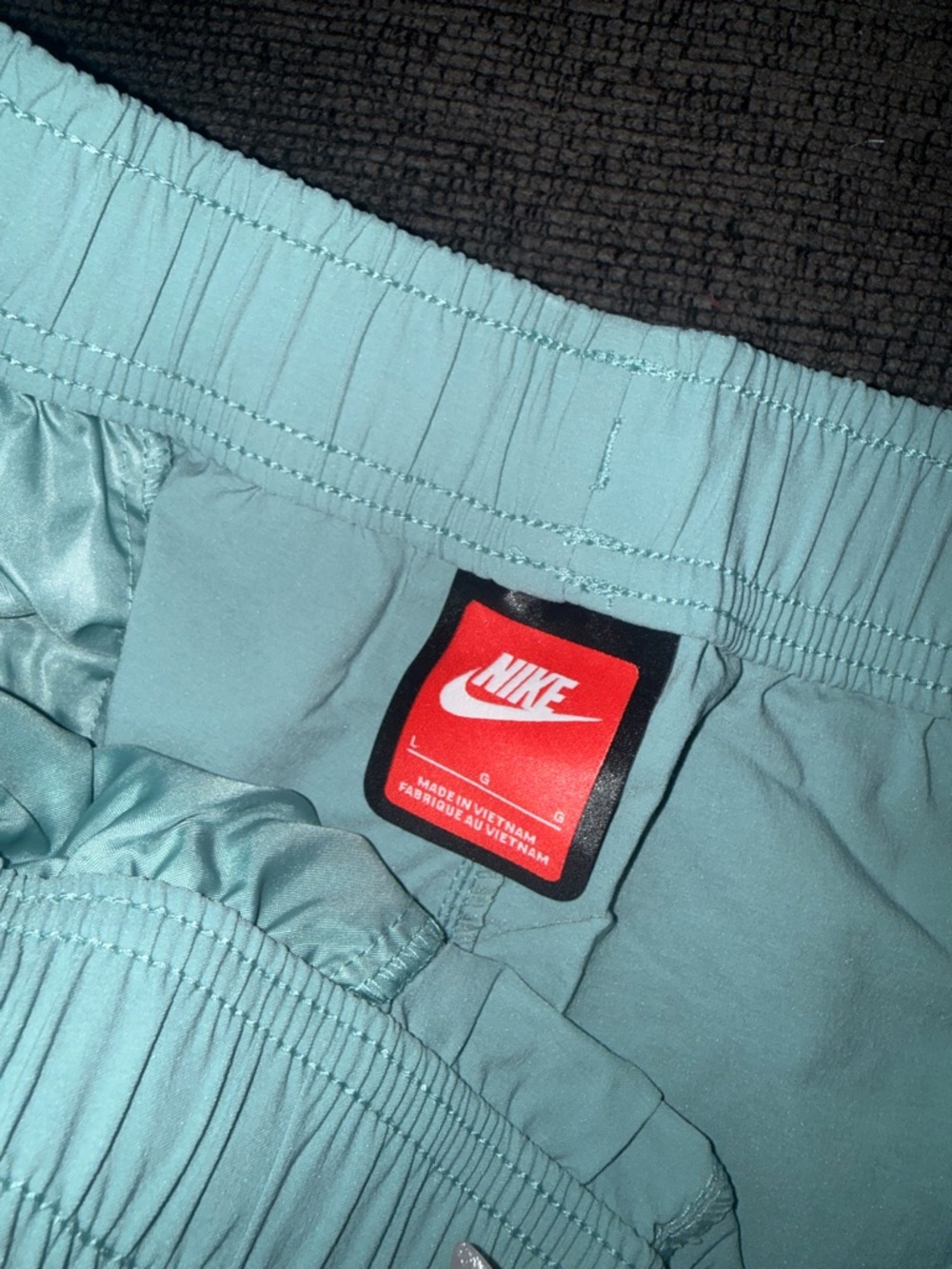 Nike Light Blue and Dark Gray Track Pants - Picture 4 of 5